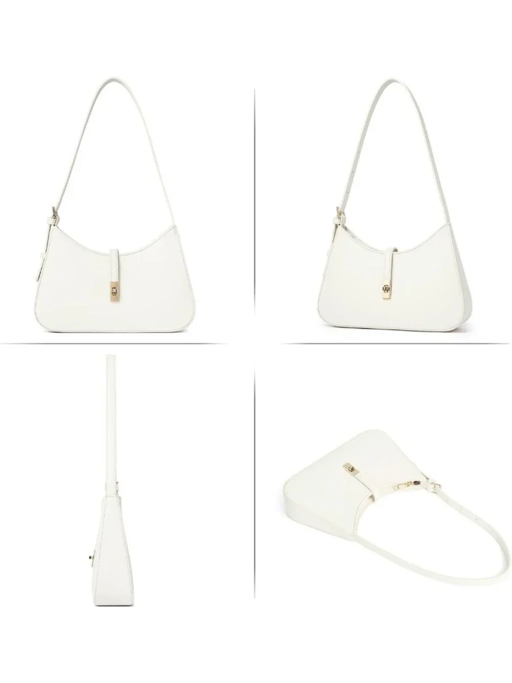 Stylish Vegan Leather Hobo Bag for Women, Adjustable Strap Crossbody Purse